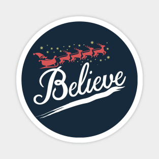 Believe Christmas Santa Claus Kids Adult Gift Magnet